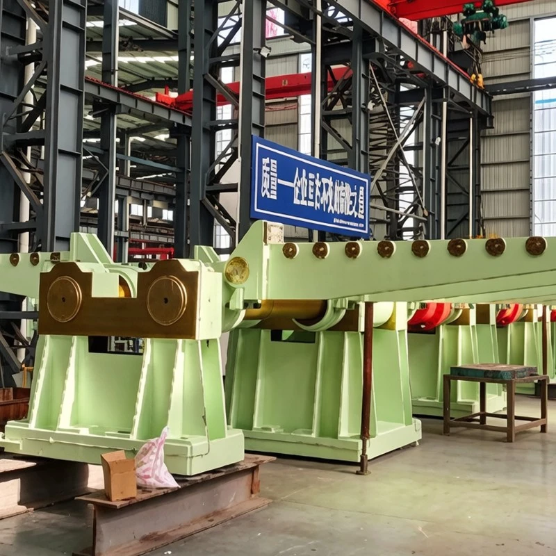 Machine de retournement de plaques d'acier